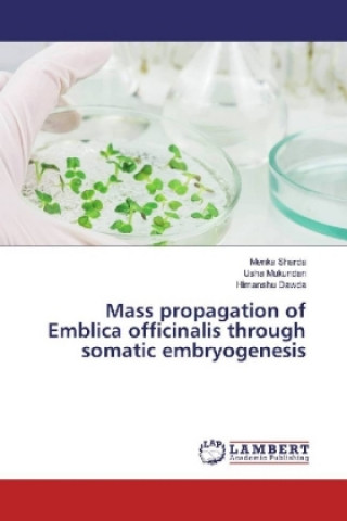 Könyv Mass propagation of Emblica officinalis through somatic embryogenesis Menka Sharda