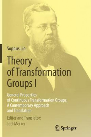 Kniha Theory of Transformation Groups I Sophus Lie