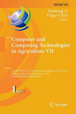 Книга Computer and Computing Technologies in Agriculture VII Yingyi Chen