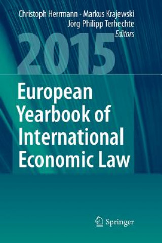 Kniha European Yearbook of International Economic Law 2015 Christoph Herrmann