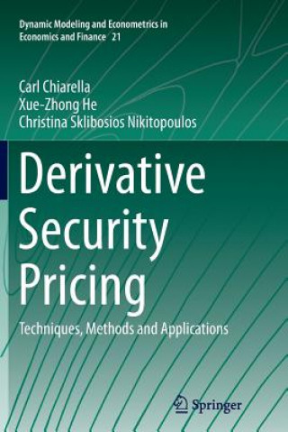 Könyv Derivative Security Pricing Carl Chiarella