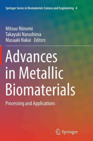 Książka Advances in Metallic Biomaterials Mitsuo Niinomi