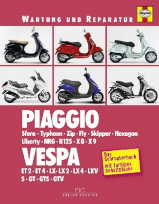 Kniha Piaggio / Vespa Phil Mather