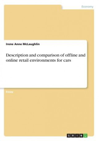 Book Description and comparison of offline and online retail environments for cars Irene Anne McLaughlin