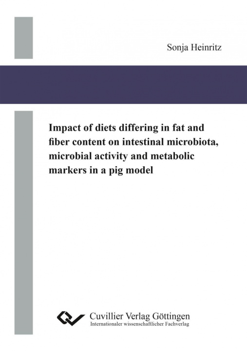 Livre Impact of diets differing in fat and fiber content on intestinal microbiota, microbial activity and metabolic markers in a pig model Sonja Heinritz