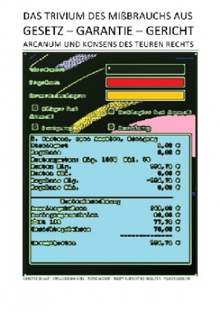 Könyv DAS TRIVIUM DES MIßBRAUCHS AUS GESETZ - GARANTIE - GERICHT: ARCANUM UND KONSENS DES TEUREN RECHTS Christine Schast