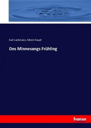 Książka Des Minnesangs Fruhling Karl Lachmann