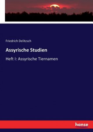 Kniha Assyrische Studien Friedrich Delitzsch