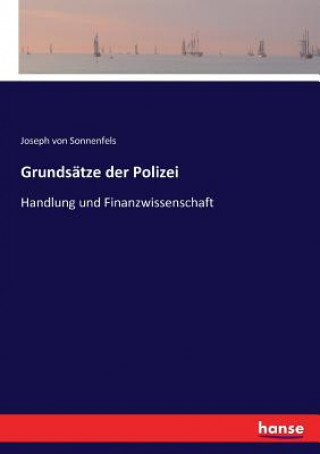 Книга Grundsatze der Polizei Joseph von Sonnenfels