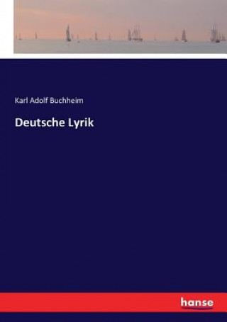 Book Deutsche Lyrik Karl Adolf Buchheim