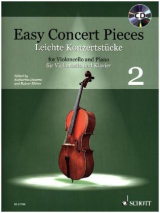 Materiale tipărite Easy Concert Pieces, Violoncello und Klavier, m. Audio-CD. Bd.2 Katharina Deserno