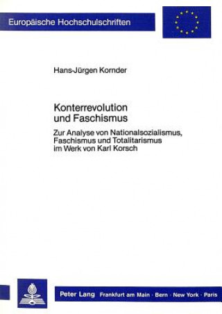 Книга Konterrevolution und Faschismus Hans-Jürgen Kornder