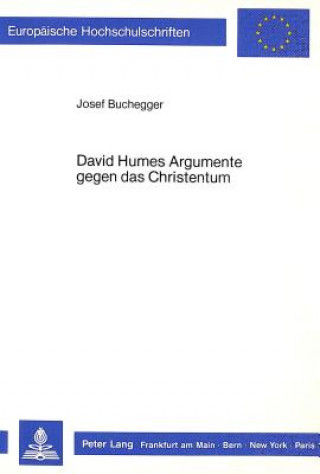 Knjiga David Humes Argumente gegen das Christentum Josef Buchegger