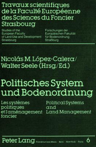 Kniha Politisches System und Bodenordnung Nicolás López-Calera