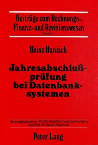 Kniha Jahresabschlusspruefung bei Datenbanksystemen Heinz Hanisch