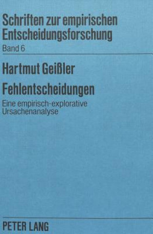 Carte Fehlentscheidungen Hartmut Geissler