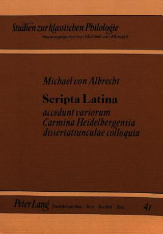 Kniha Scripta Latina Christiane von Albrecht