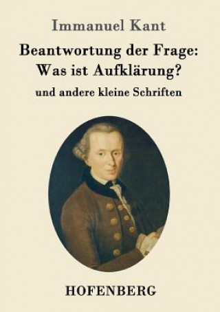 Kniha Beantwortung der Frage Immanuel Kant