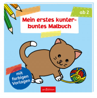 Kniha Mein erstes kunterbuntes Malbuch ab 2 Sandra Schmidt