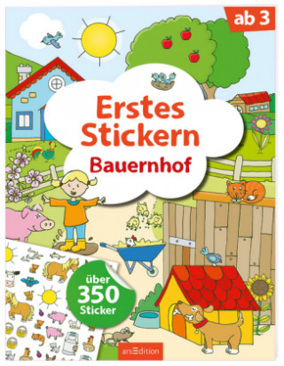 Carte Erstes Stickern - Bauernhof Sandra Schmidt