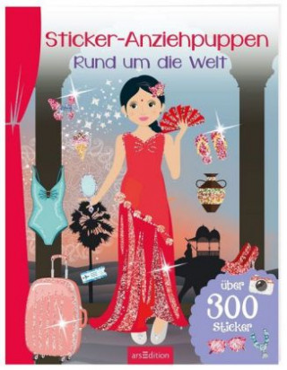Книга Sticker-Anziehpuppen Rund um die Welt Eva Schindler