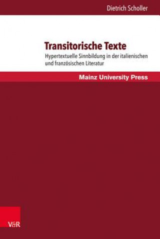 Книга Transitorische Texte Dietrich Scholler