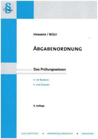 Kniha Abgabenordnung Karl-Edmund Hemmer