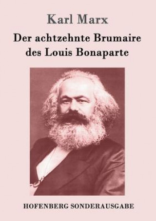 Kniha achtzehnte Brumaire des Louis Bonaparte Karl Marx