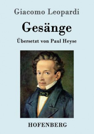 Kniha Gesange Giacomo Leopardi