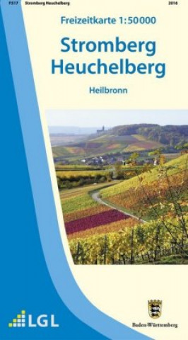 Tiskovina Freizeitkarte Stromberg Heuchelberg / Heilbronn 1 : 50 000 