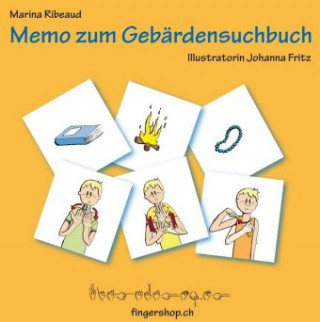 Hra/Hračka Memo zum Gebärdensuchbuch: Freizeit Marina Ribeaud