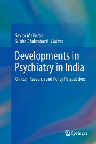 Libro Developments in Psychiatry in India Subho Chakrabarti