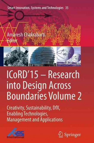 Könyv ICoRD'15 - Research into Design Across Boundaries Volume 2 Amaresh Chakrabarti