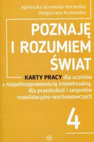 Livre Poznaje i rozumiem swiat Agnieszka Borowska-Kociemba