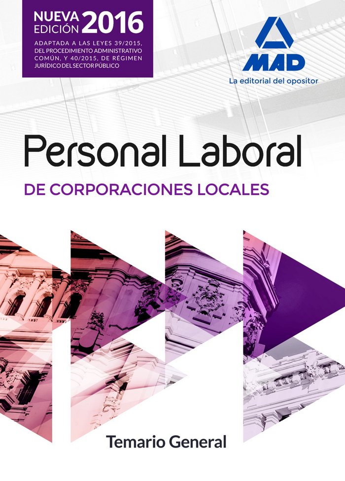 Kniha Personal Laboral de Corporaciones Locales. Temario General 