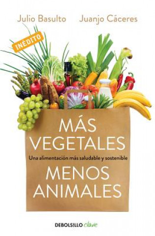 Kniha Mas vegetales menos animales Julio Basulto