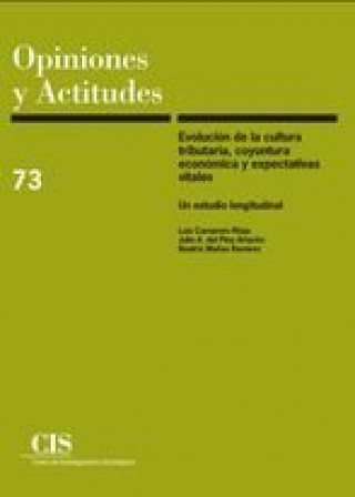 Kniha Evolución de la cultura tributaria, coyuntura económica y expectativas vitales, un estudio longitudinal 