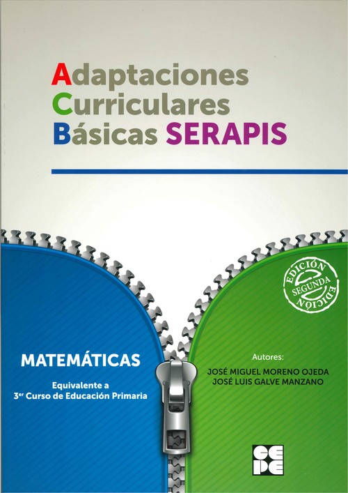 Книга Proyecto ABC Serapis. Matemáticas 3 Primaria. Adaptaciones Curriculares Básicas 