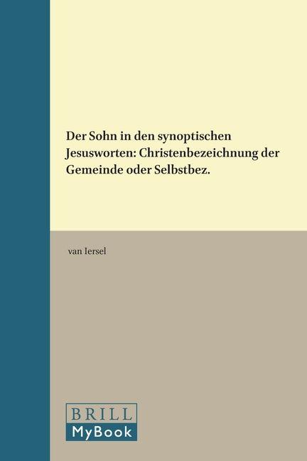 Book GER-SOHN IN DEN SYNOPTISCHEN J Iersel