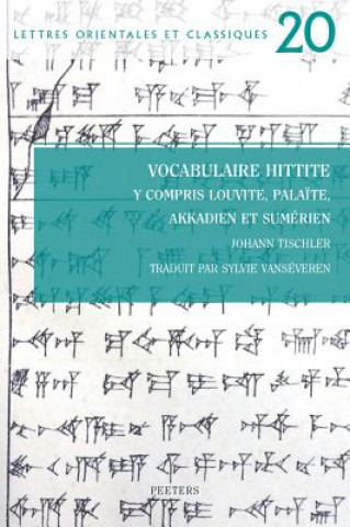 Könyv FRE-VOCABULAIRE HITTITE Y COMP J. Tischler