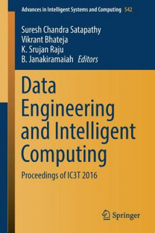 Knjiga Data Engineering and Intelligent Computing Suresh Chandra Satapathy