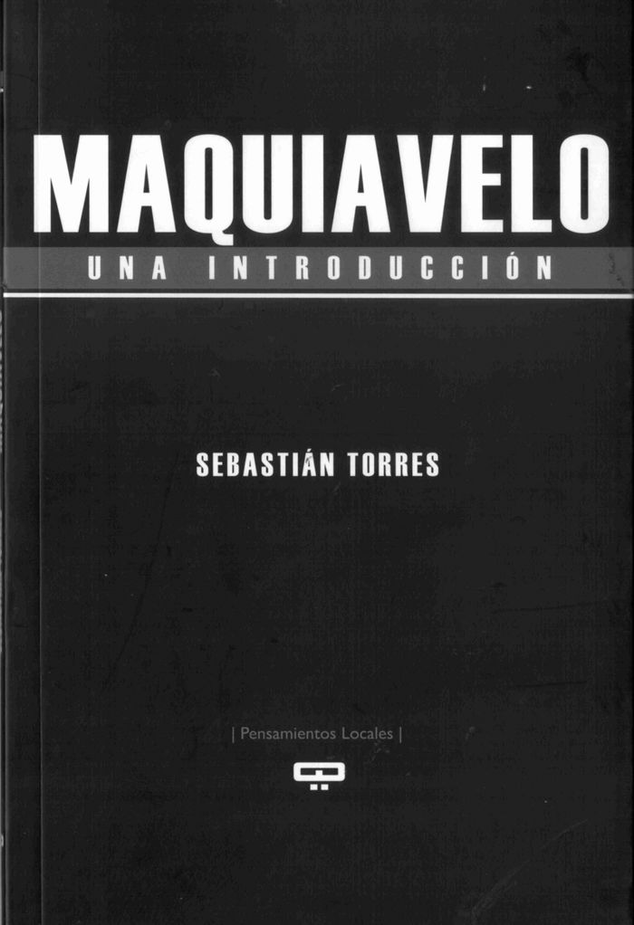 Книга MAQUIAVELO UNA INTRODUCCIÓN 