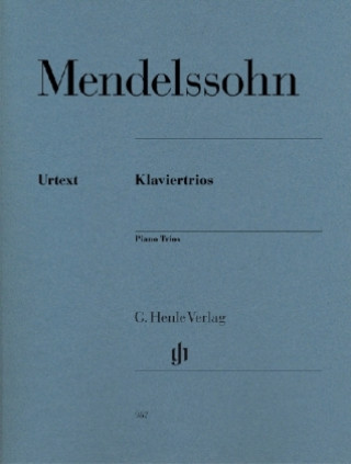 Kniha Klaviertrios Felix Mendelssohn Bartholdy