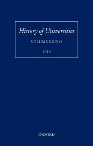 Knjiga History of Universities Mordechai Feingold