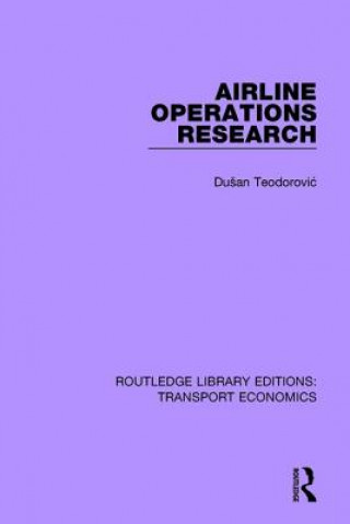 Carte Airline Operations Research Dusan Teodorovic