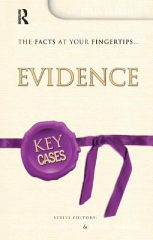 Kniha Key Cases: Evidence HOPKINS