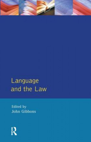 Kniha Language and the Law GIBBONS