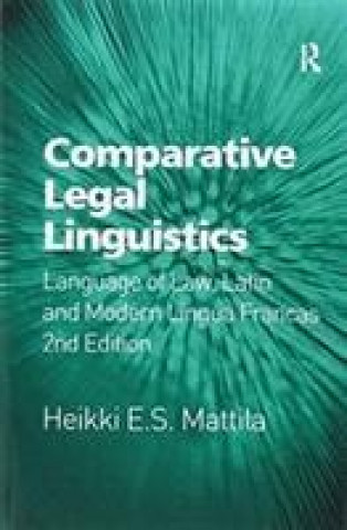 Book Comparative Legal Linguistics MATTILA