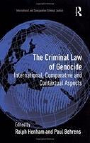 Książka Criminal Law of Genocide BEHRENS