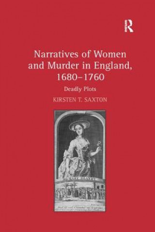 Książka Narratives of Women and Murder in England, 1680-1760 SAXTON